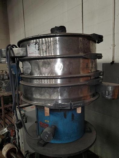 Used 30″ SWECO TYPE SCREENER – 2 DECK – S/S – TOP COVER – #8416