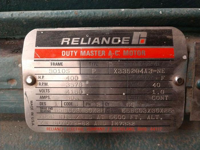 Used Pump, Centrif., 400 HP, 316 S/st, 8 X 6, Worthington (3) #S734196