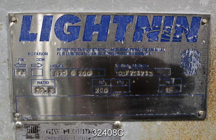 Used Lightnin 825 0 200 Agitator Drive #32408