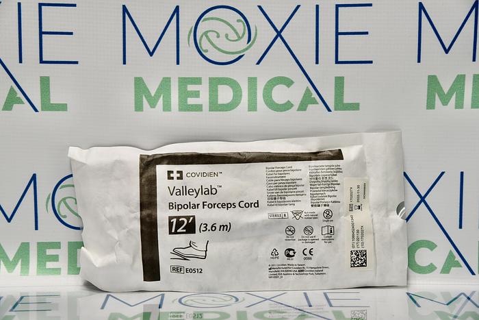 Covidien Valleylab E0512 Bipolar Cord 12' (3.6 m), Case of 50 Units