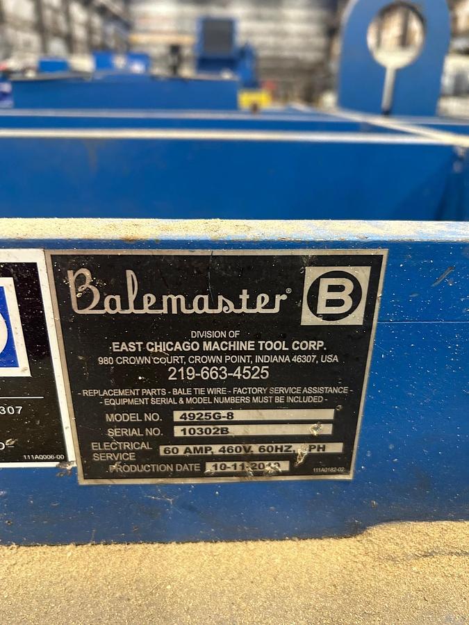 Used Balemaster 4925-G Auto-tie Horizontal Baler