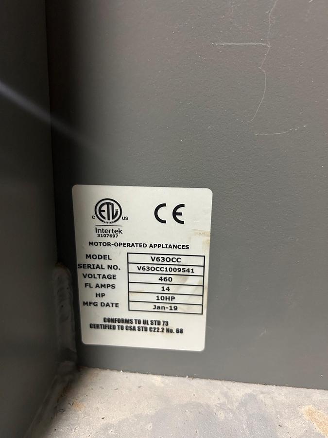 Used Bace V-63 OCC Vertical Baler