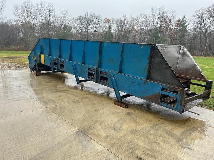 Used American 8043-10-150 Auto-tie Baler w/ Conveyor