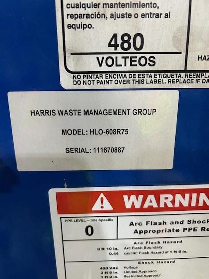 Refurbished Harris Selco HLO-608-R75 Horizontal Auto-tie Baler