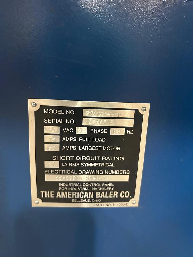 Refurbished American Baler DC6343-850