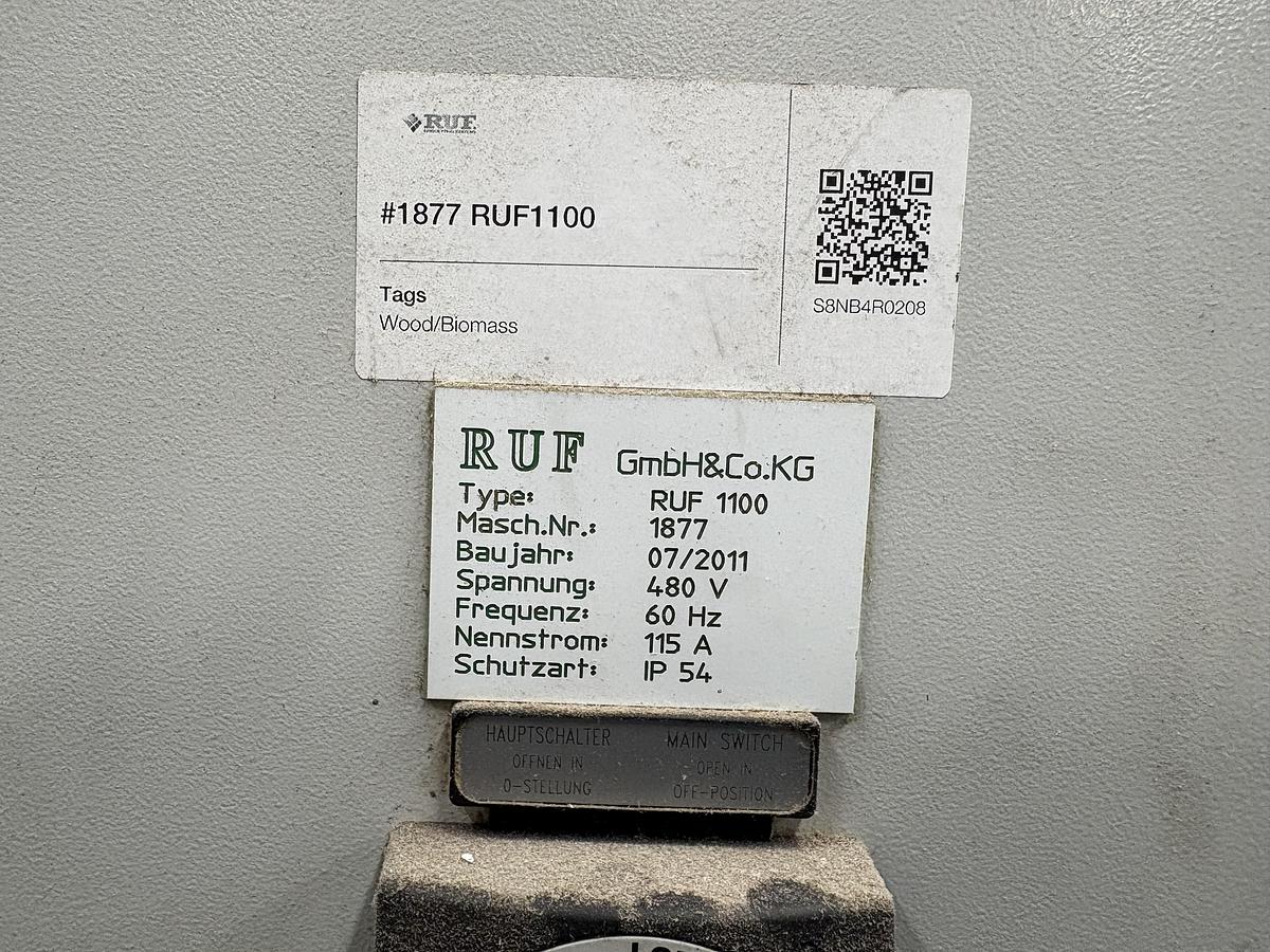 Used Ruf Model 1100 Briquetter