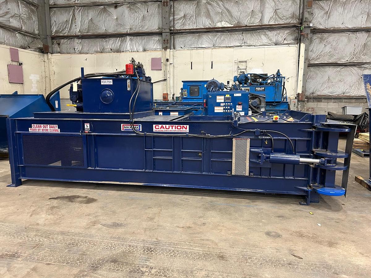Used MaxPak HCE60-FE-8 Horizontal Full Eject Baler
