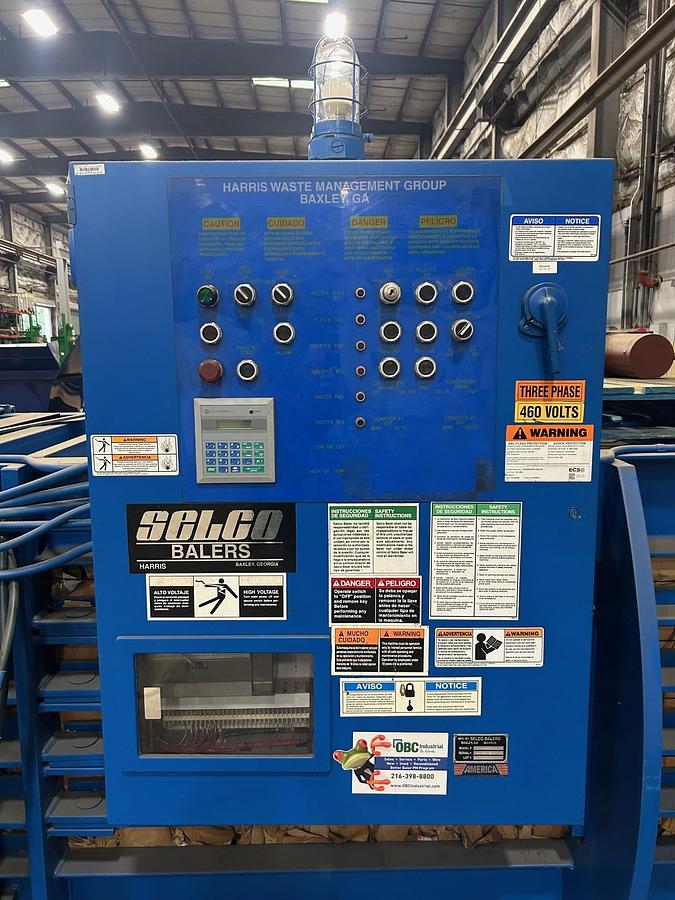 Used Harris Selco HLO-608-A40 - Horizontal Auto-tie Baler