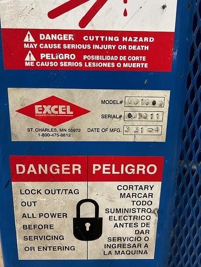 Used Excel Model CD-1000 Dumper