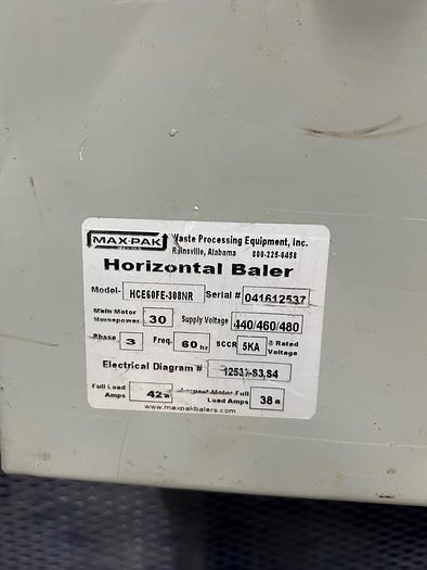Used Max-Pak HCE60-FE-8 w/ Conveyor