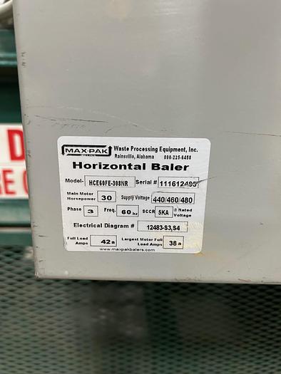 Used MaxPak HCE60-FE-8