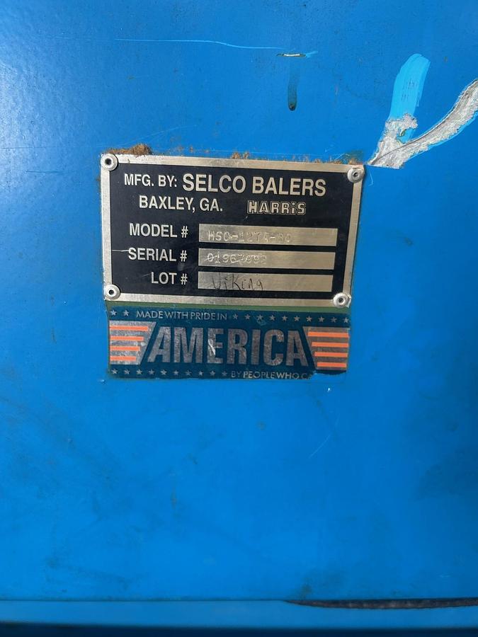 Refurbished Harris HSO127-A30 Auto-tie Baler