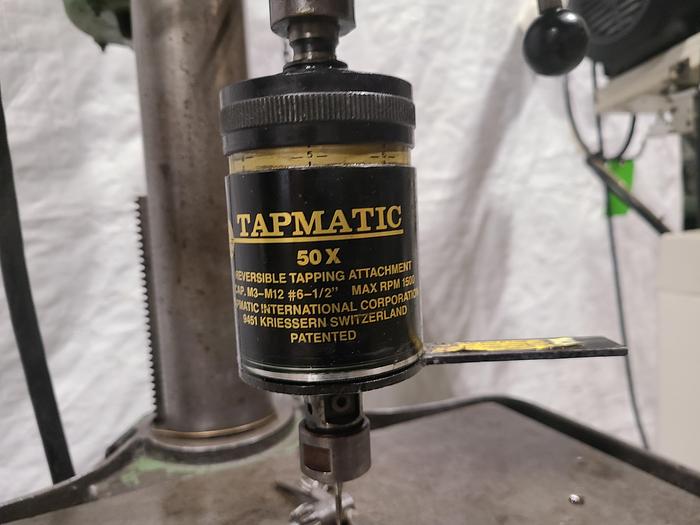 Used Walker Turner Floor Drill Press with Tapmatic Tapping Head