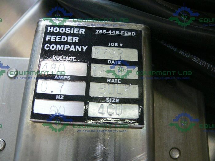 Used Hoosier 4CU BULK Stainless Steel Elevator Conveyor 480V