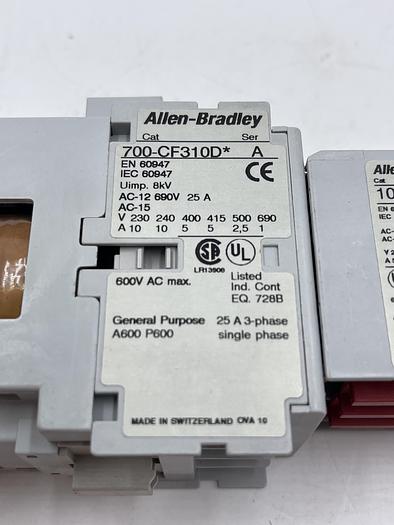 Used Allen-Bradley 700-CF310D* Ser A 100S-F Ser A