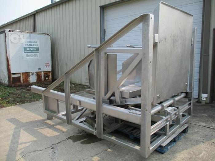 Used AMFEC Vat Dumper; Md#15C; Two-Stage; 9' Dump Height