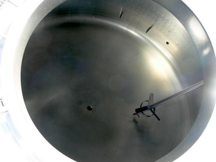 Used DCI 6000 Liter Stainless Steel Jacketed Reactor w/ Top Agitator 40 psi / 125 psi