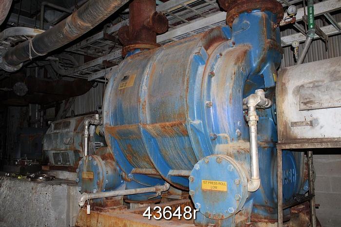 Used 238" Wire Width Complete Fourdrinier Paper Machine #43648