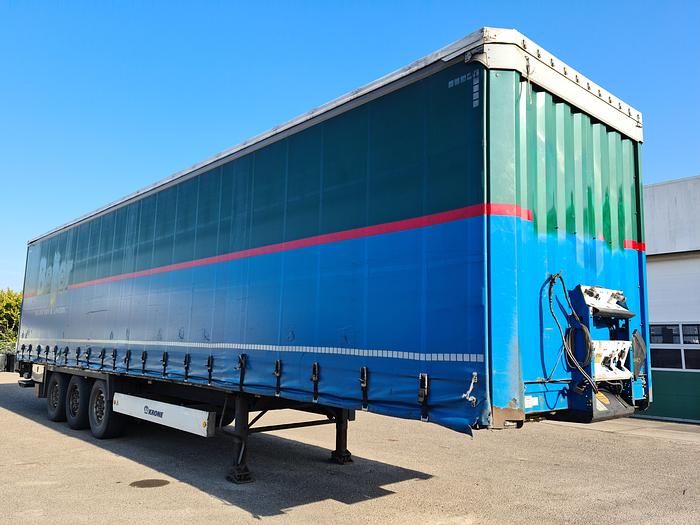 Used 2012 Krone SD Curtainside / SAF / Disc / Air suspension / D-Hollandia 2000kg lift.