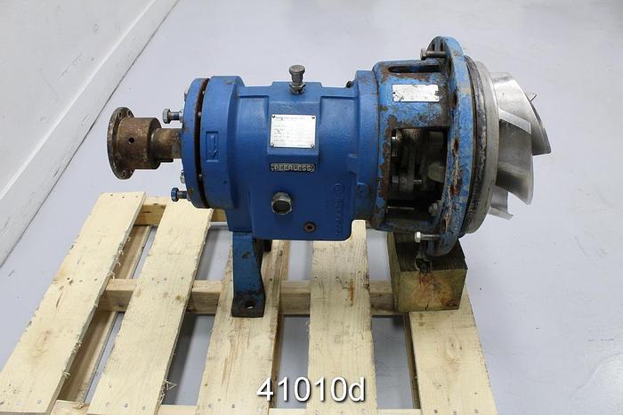 Used Peerless XLTP 3196 Pump Power End, 5-Vane 11.1875" Impeller #41010