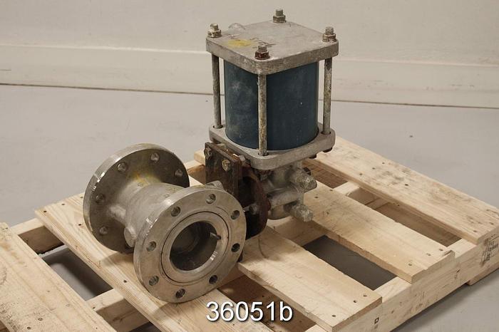 Used Neles Jamesbury 4 5150 31 360TT 4" Ball Control Valve #36051
