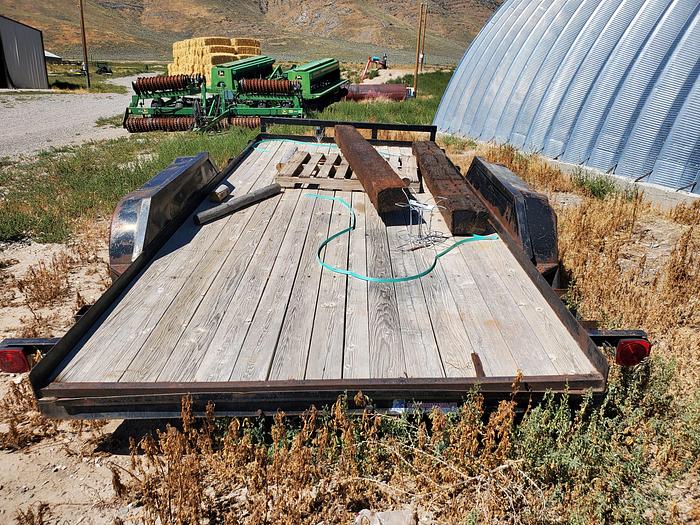 Used 16' Flatbed Equipment Trailer