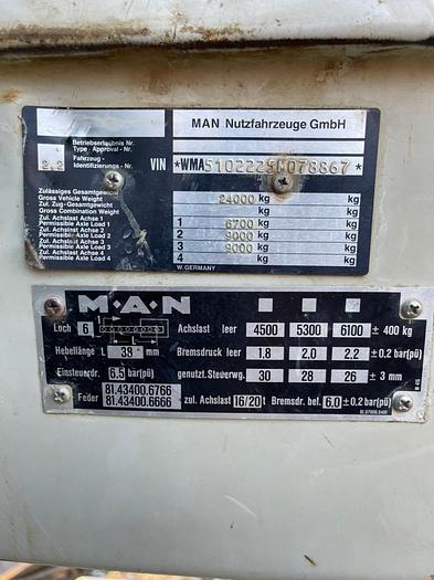 Gebruikt 1988 MAN 26.391 6x6 FULL STEEL KIPPER