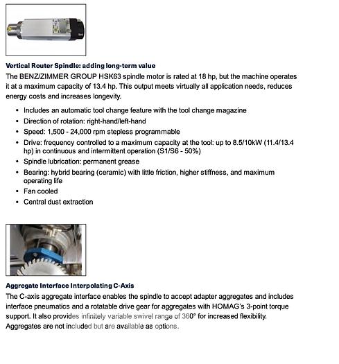 Used Homag N500 CNC Router