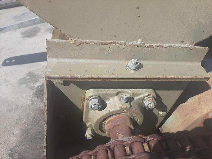 Used Hopper, 20 CF, C/st, 96" x 24" x 16", Screw Discharge #S738858