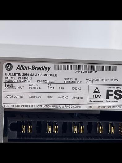 Used Allen-Bradley 2094-BM01-S Ser B 