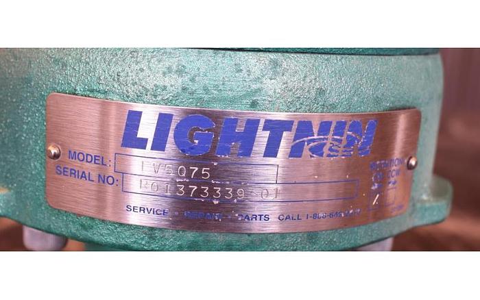 Used USED LIGHTNIN TOP ENTRY MIXER, MODEL EV5075, 0.75 HP