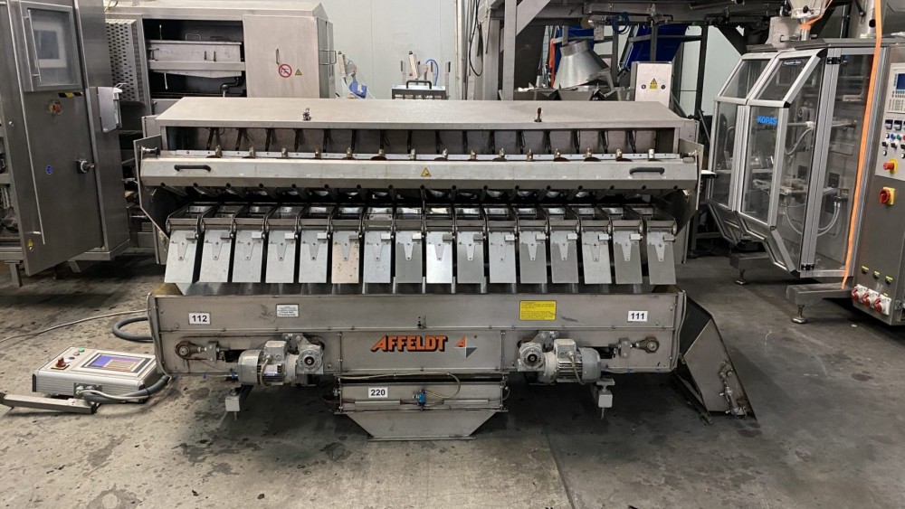 Used Affeldt 16 channel lineair weigher