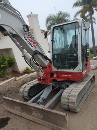 Used 2017 TAKEUCHI TB260C Mini Excavator