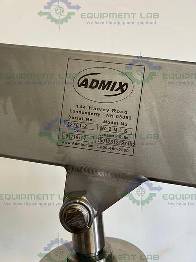 Used Admix 100RXGF-050 RotoMixx 1/2 HP w/ Admix Frame, ABB Controller 480V