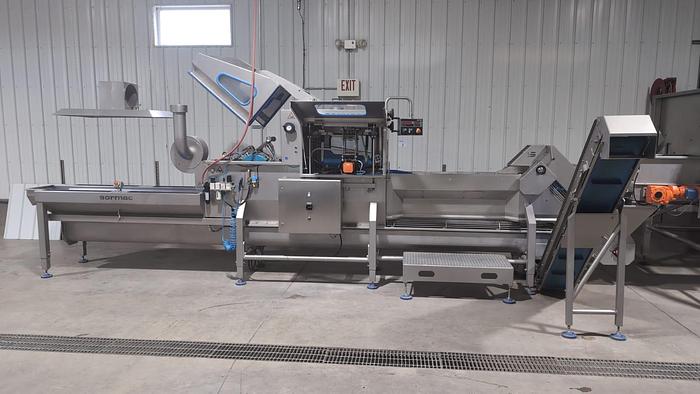 Used 2022 Sormac Onion Peeling Line With USM S100 Peeler