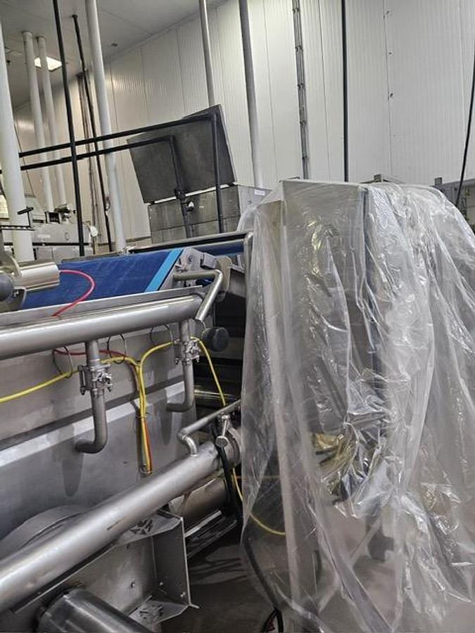 Used HMI / Heinzen Two-Stage Jacuzzi-Style Produce Wash Line