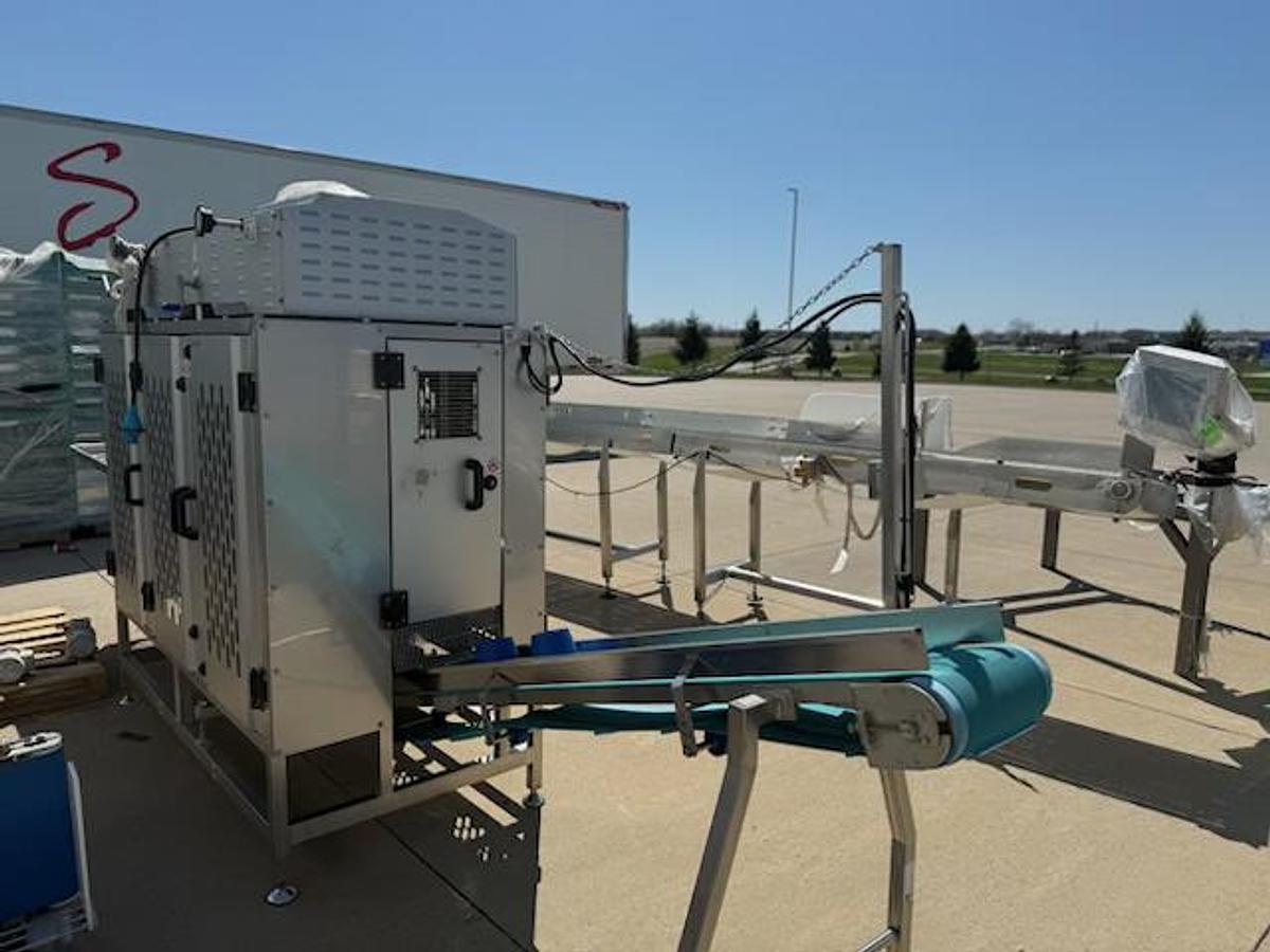 Used 2017 ABL Fresh-Cut Produce Washing System with Brush Section & Conveying