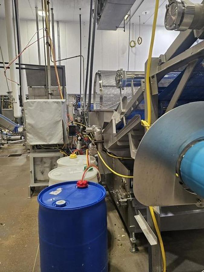 Used HMI / Heinzen Two-Stage Jacuzzi-Style Produce Wash Line