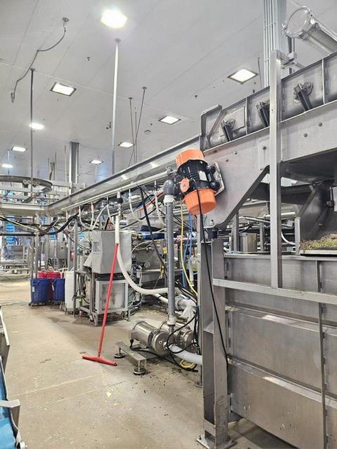 Used HMI Flume Style Wash Line