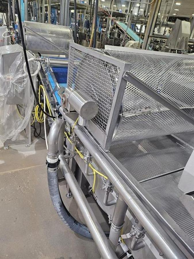 Used HMI / Heinzen Two-Stage Jacuzzi-Style Produce Wash Line