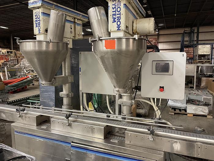Used Mateer Dual Head Auger Filler