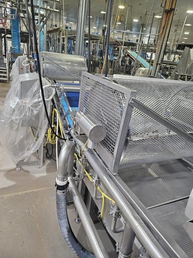 Used HMI / Heinzen Two-Stage Jacuzzi-Style Produce Wash Line