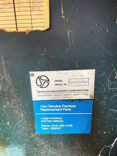 Used Peerless Hallmark 400# Mixer