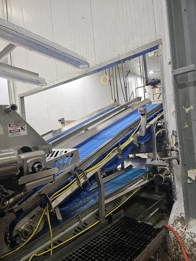 Used HMI / Heinzen Two-Stage Jacuzzi-Style Produce Wash Line