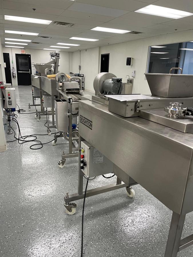 Used Deighton Econoline Forming, Coating & Frying System – Complete Processing Line