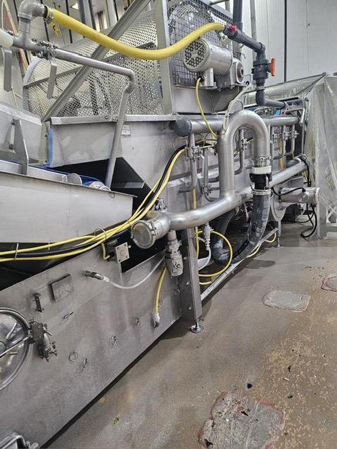 Used HMI / Heinzen Two-Stage Jacuzzi-Style Produce Wash Line