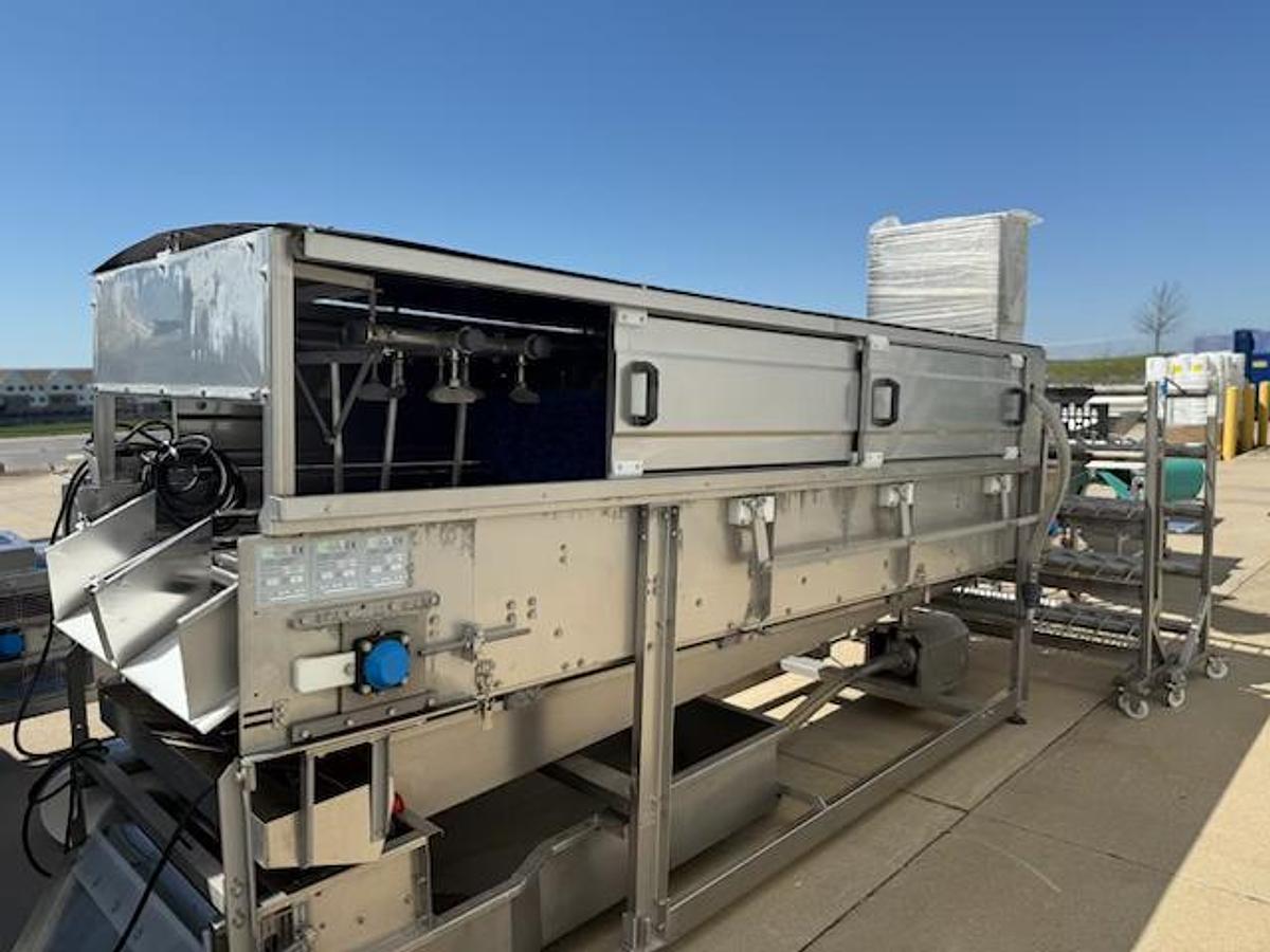 Used 2017 ABL Fresh-Cut Produce Washing System with Brush Section & Conveying