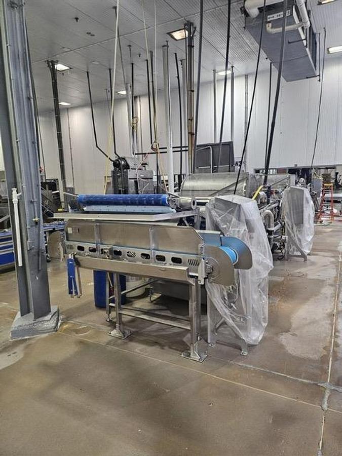 Used HMI / Heinzen Two-Stage Jacuzzi-Style Produce Wash Line