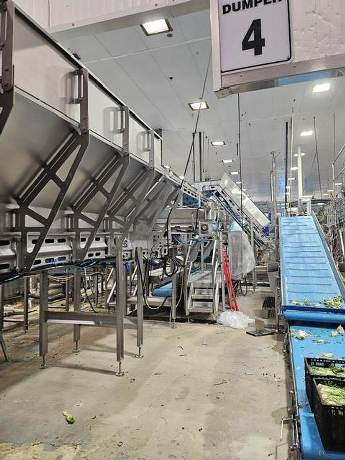 Used HMI Flume Style Wash Line