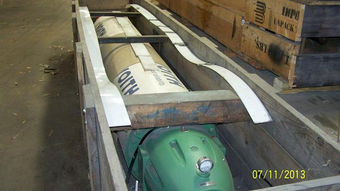 Used SUCTION PRESS ROLL 22" (558MM) DIA X 114" FACE10522 MANCHESTER, REBUILT 2009